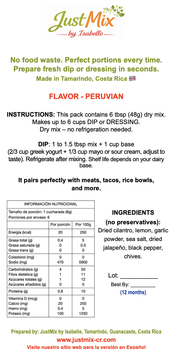 Peruvian — English sticker