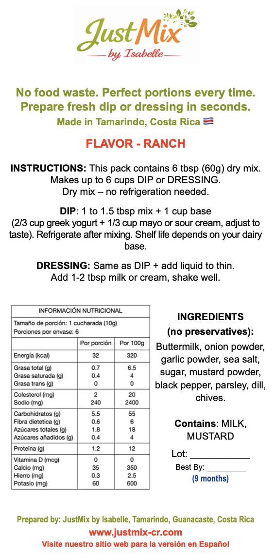 Ranch — English sticker
