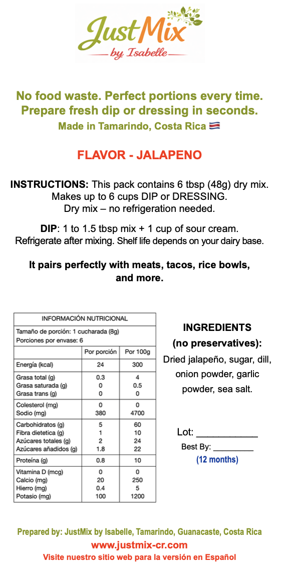 Jalapeño — English sticker