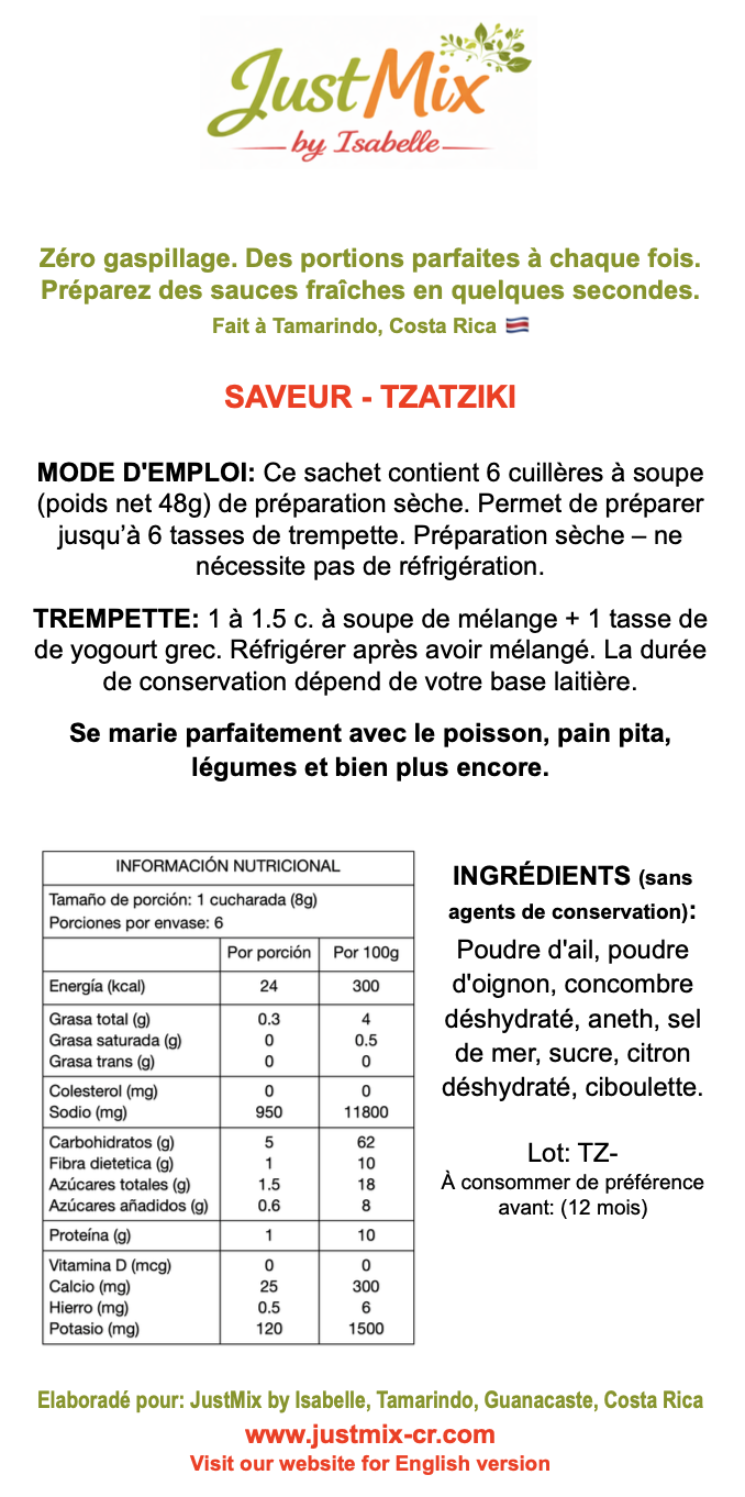 Tzatziki — French sticker