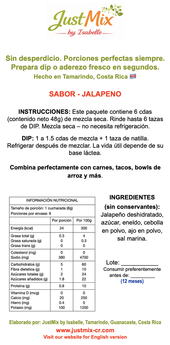 Jalapeño — Spanish sticker