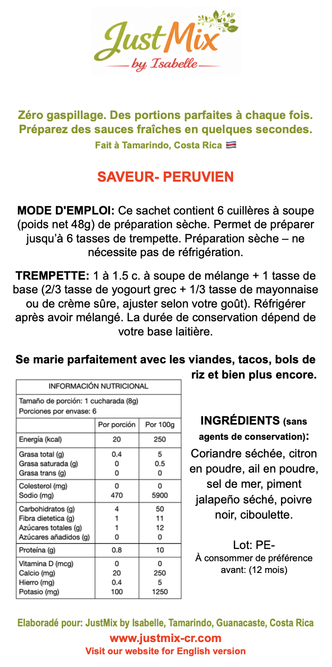 Peruvian — French sticker