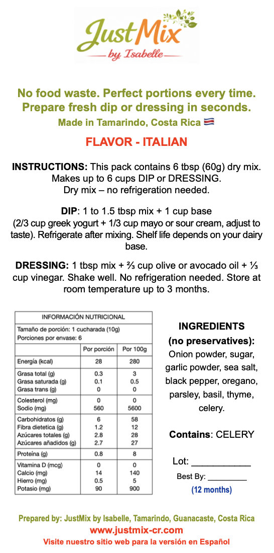 Italian — English sticker