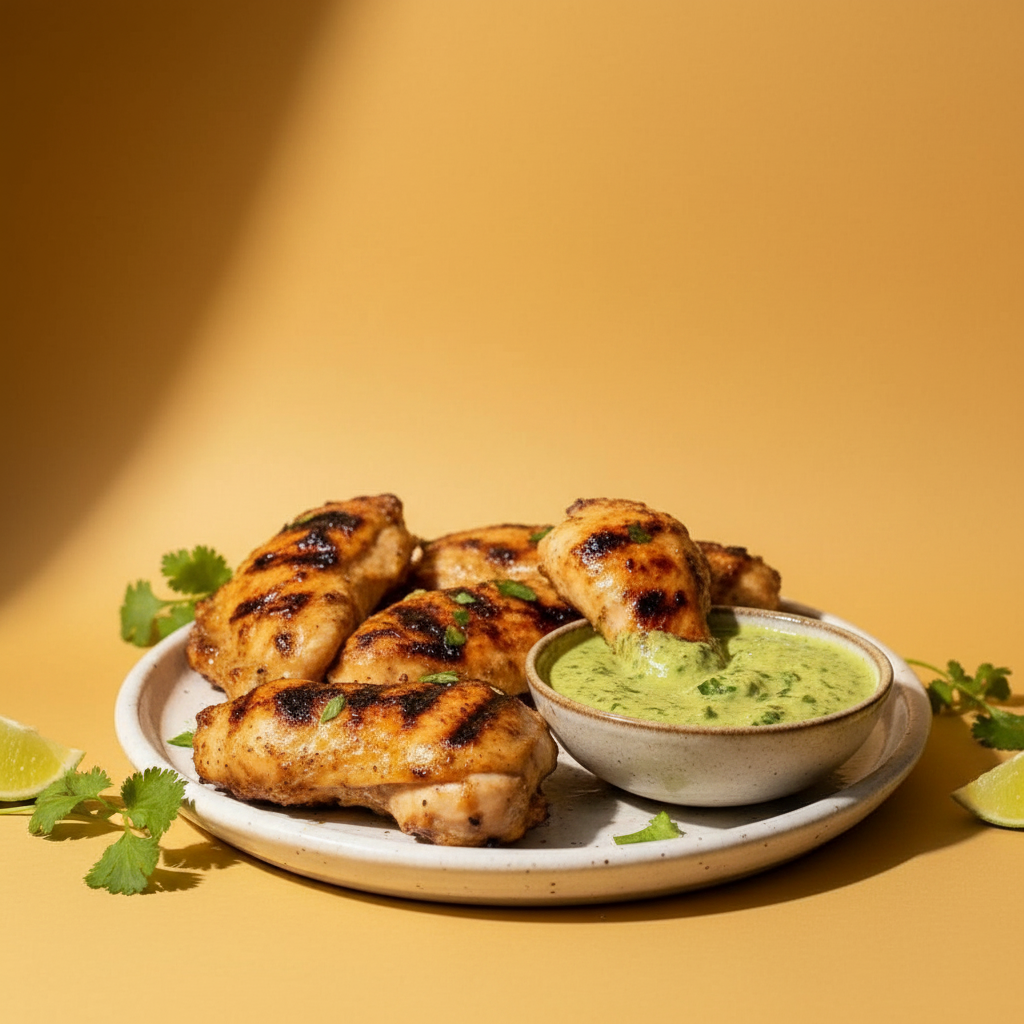 Grilled Chicken, Peruvian Sauce