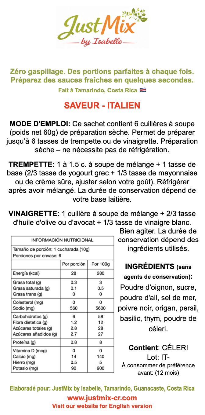 Italian — French sticker